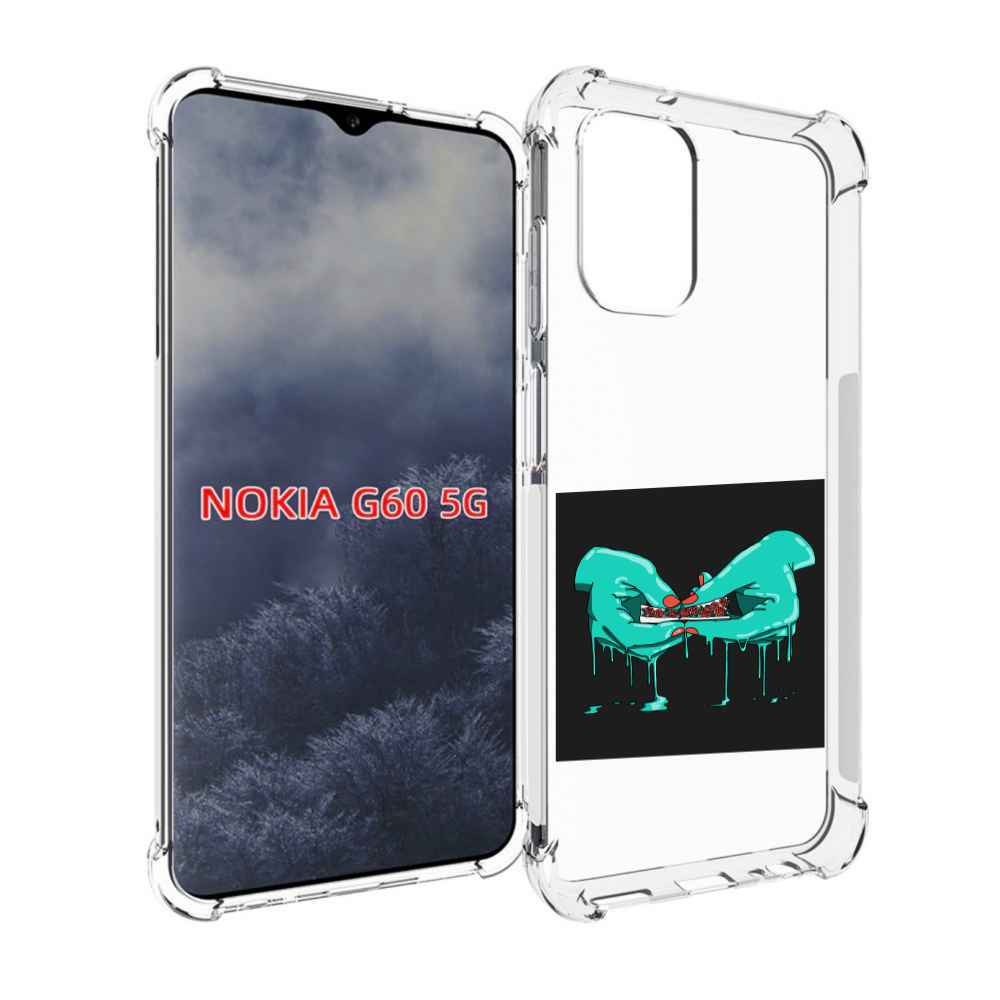

Чехол MyPads закручиваю-розочки для Nokia G60 5G, Прозрачный, Tocco