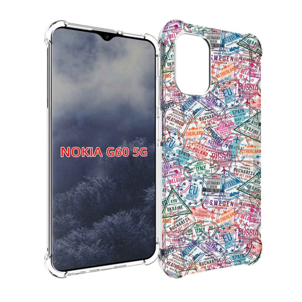 

Чехол MyPads загранчехол для Nokia G60 5G, Прозрачный, Tocco