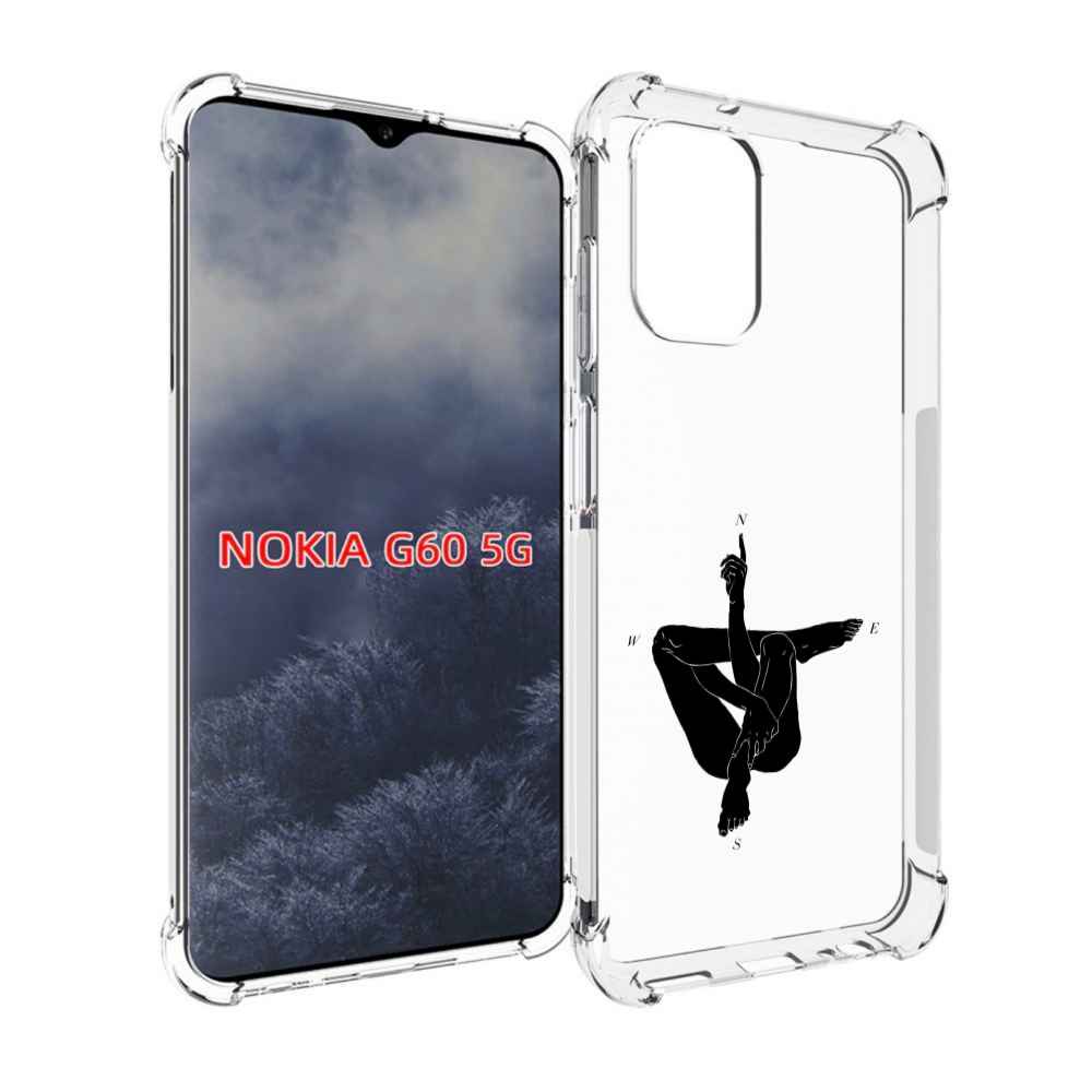 

Чехол MyPads живой компас для Nokia G60 5G, Прозрачный, Tocco