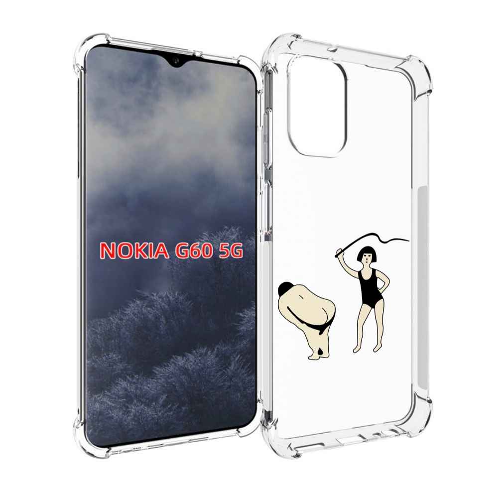 

Чехол MyPads женщина-наказывает для Nokia G60 5G, Прозрачный, Tocco