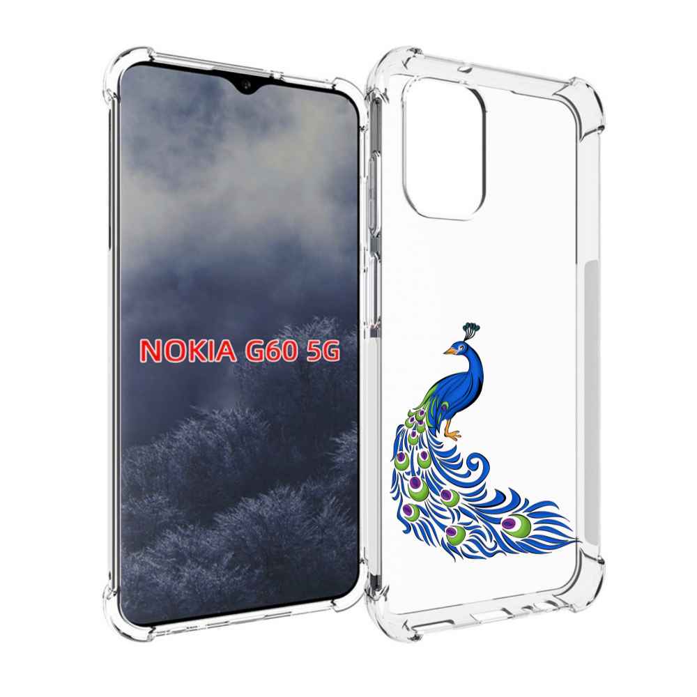 

Чехол MyPads жарптица-голубая для Nokia G60 5G, Прозрачный, Tocco