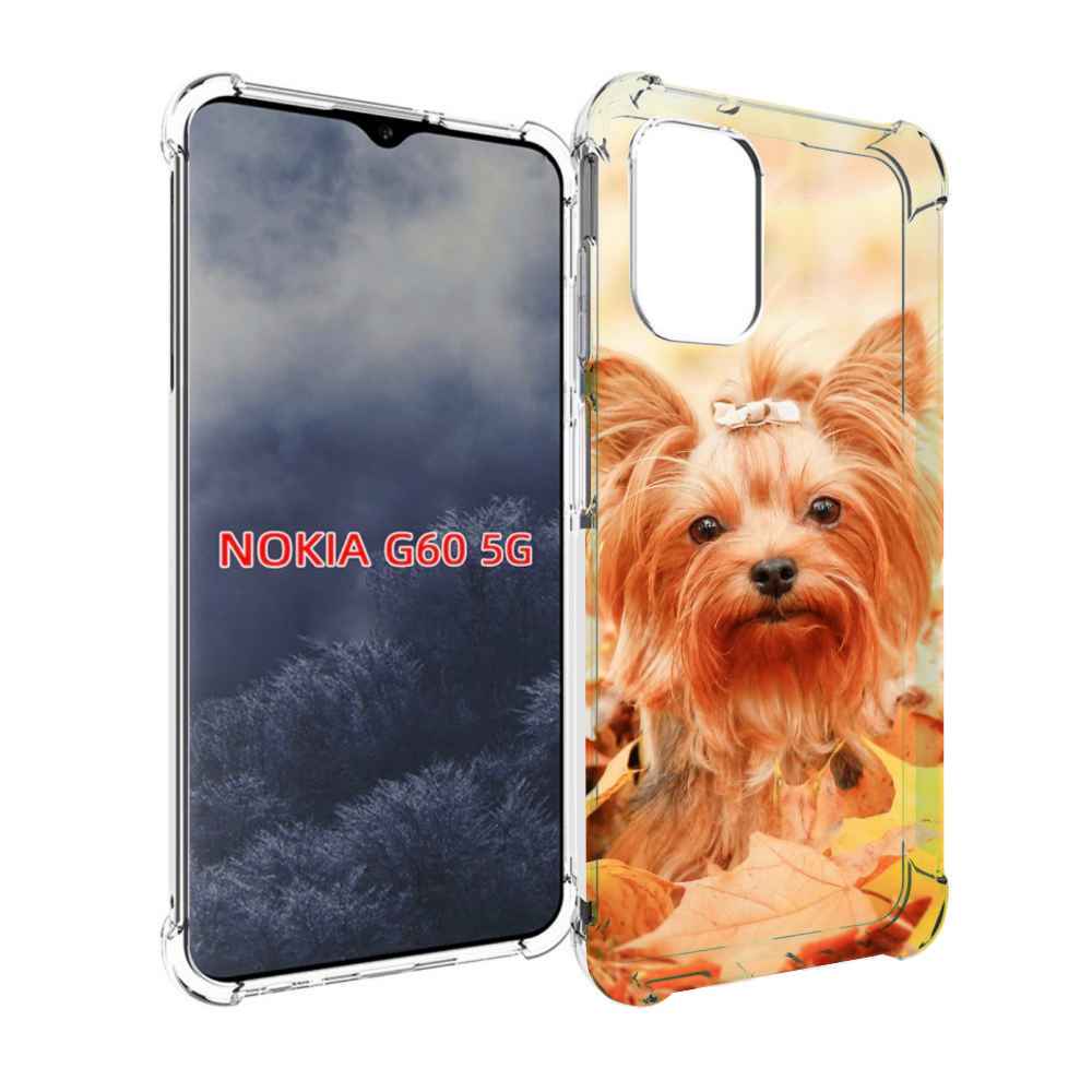 

Чехол MyPads еркширдскии терьер иорк для Nokia G60 5G, Прозрачный, Tocco