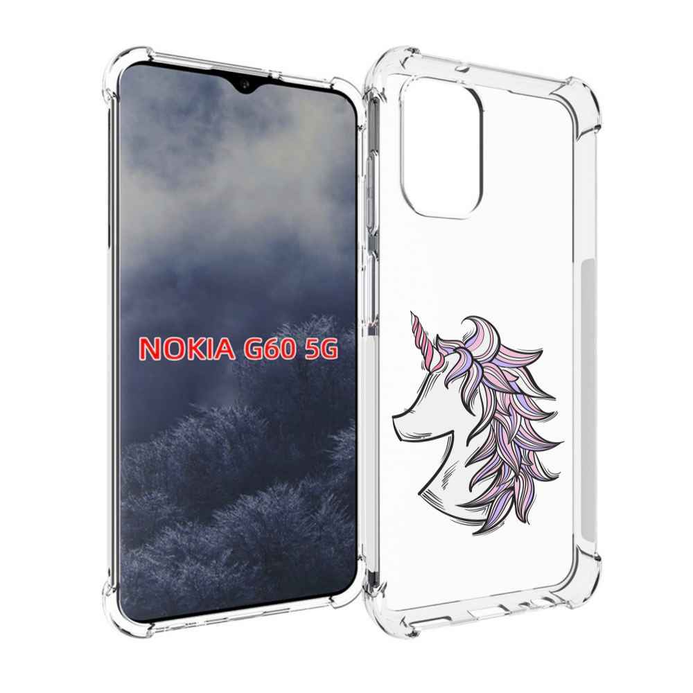 

Чехол MyPads единорог-рисунок для Nokia G60 5G, Прозрачный, Tocco
