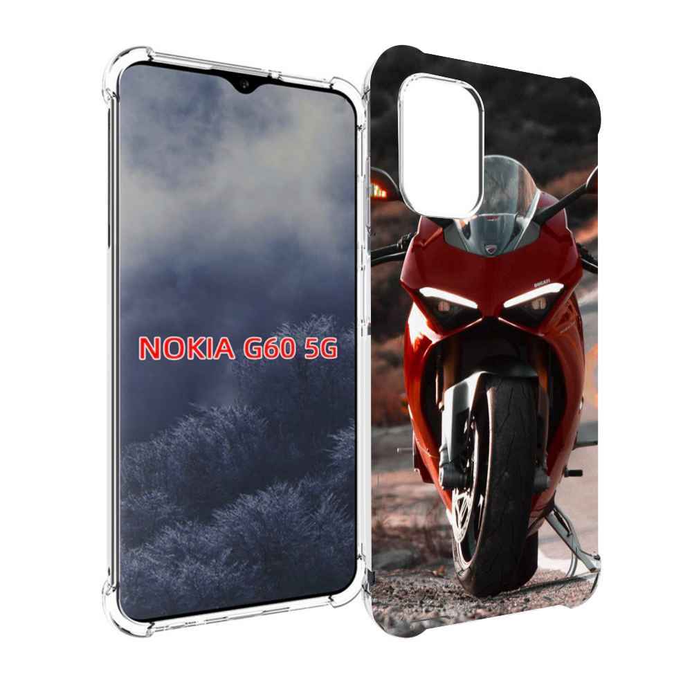 

Чехол MyPads дукати мотоцикл для Nokia G60 5G, Прозрачный, Tocco