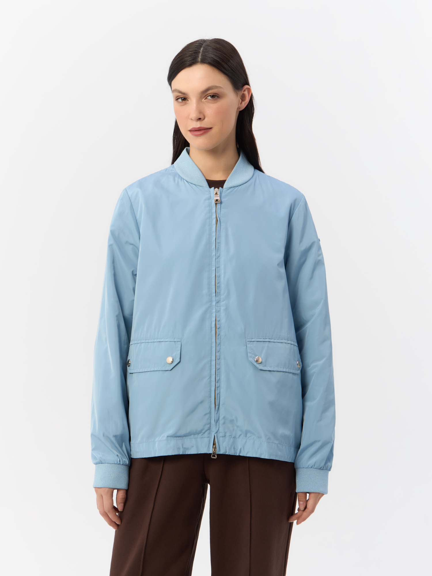 

Куртка женская GEOX W3522PT2506 голубая 44 EU, Голубой, W3522PT2506