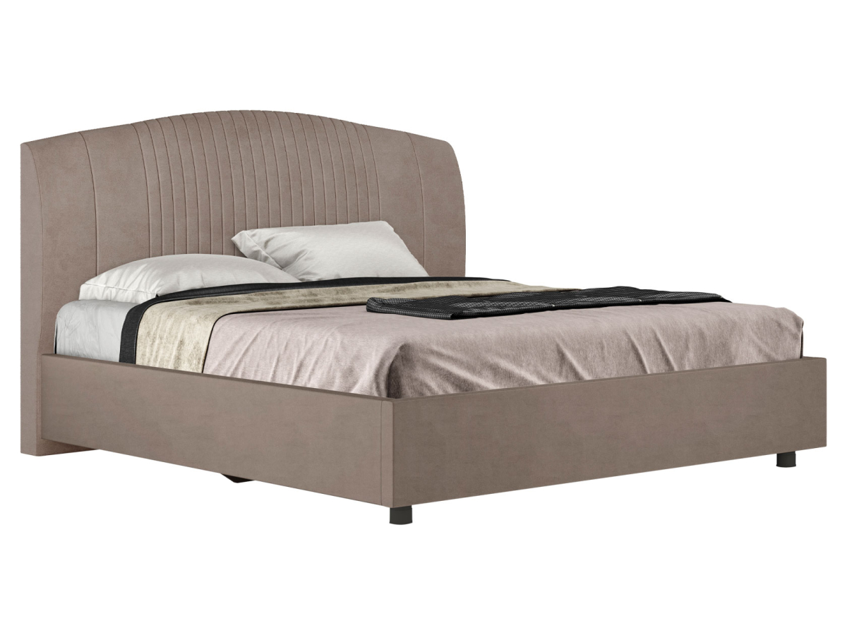 

Кровать Кураж Капри Лайт ПМ Какао, микровелюр 180х200 см, Бежевый, Капри Лайт ПМ 54280