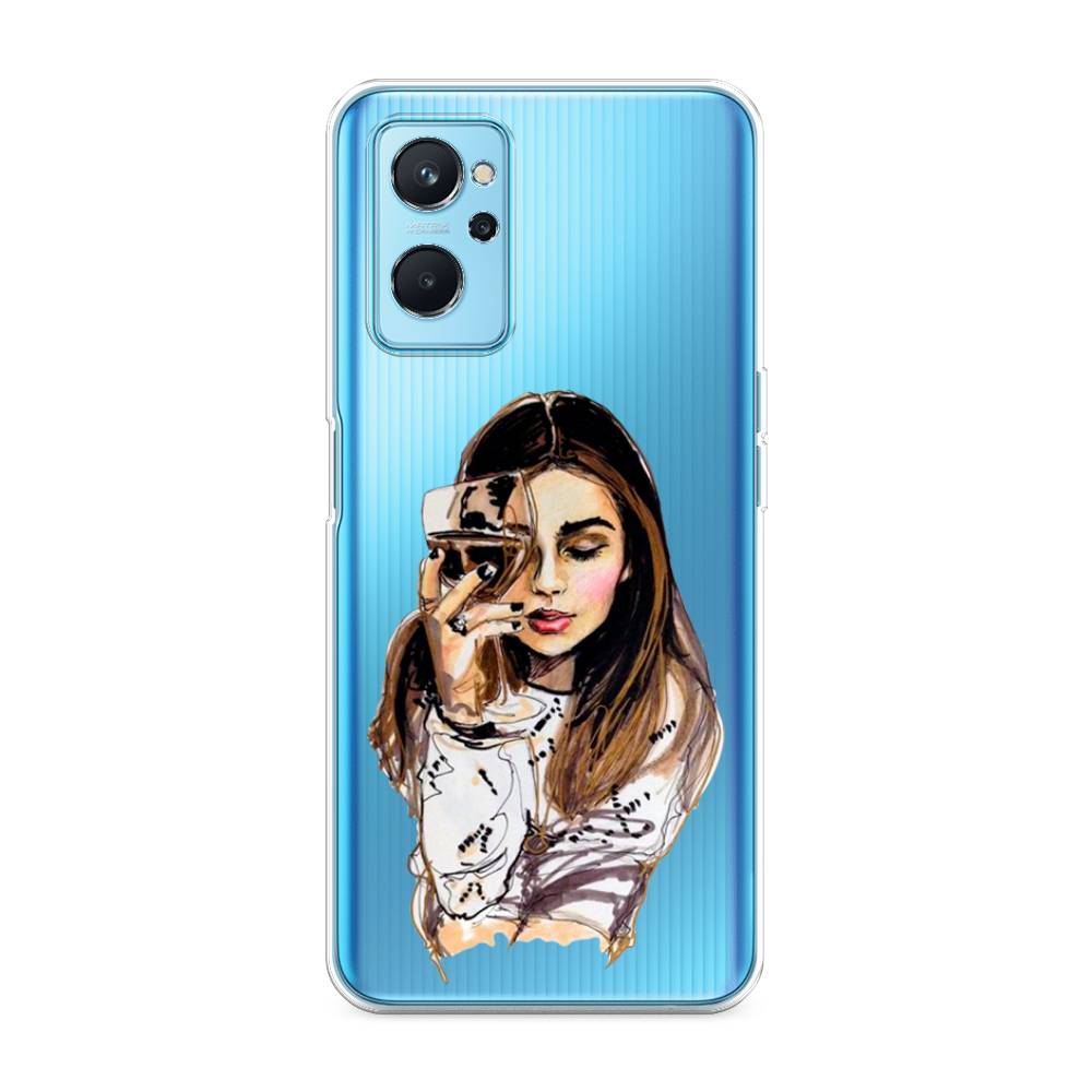 

Чехол Awog на Oppo A96 4G "Девушка с бокалом", 2510850-7