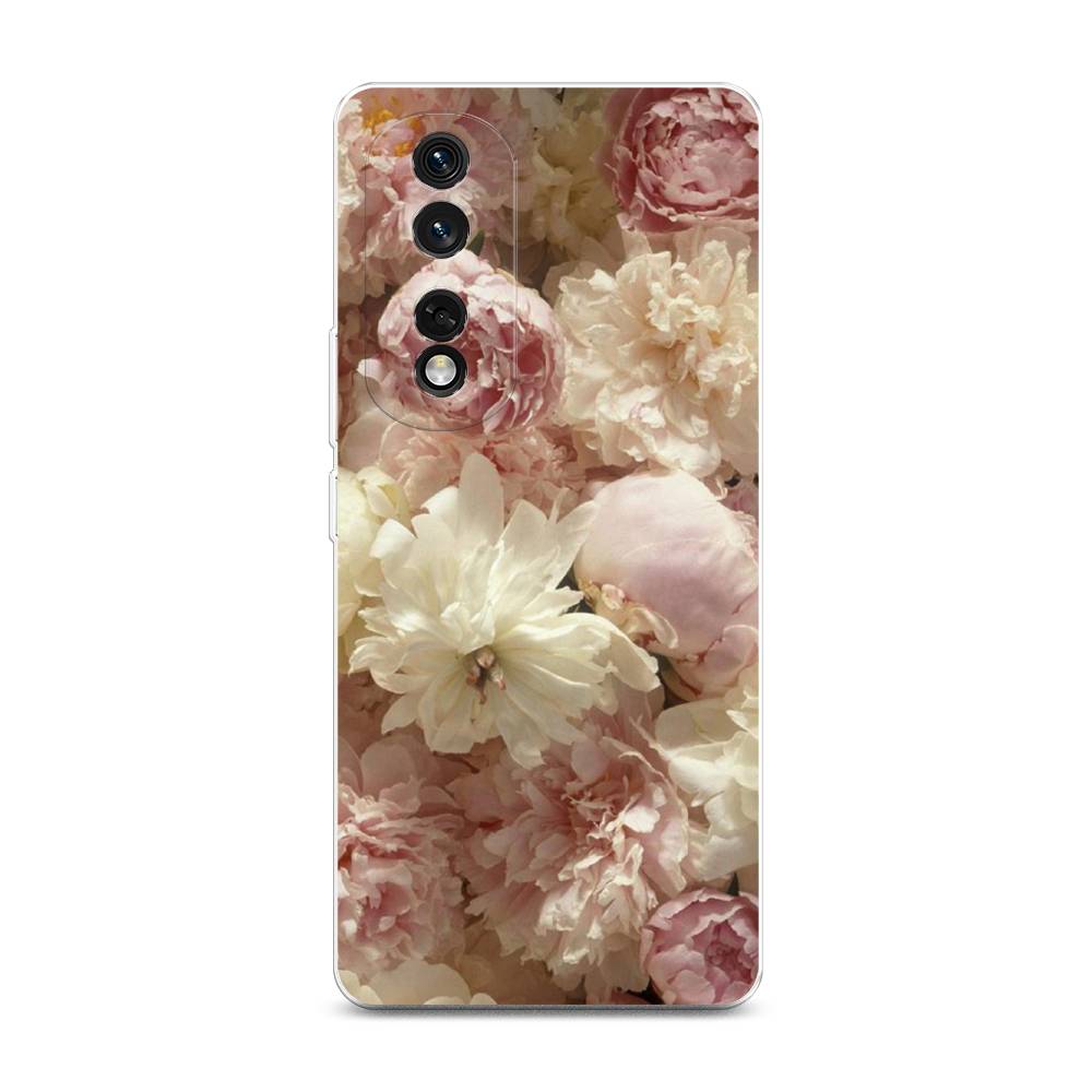 

Чехол Awog на Honor 80 Pro "Пионы светлые", Бежевый;коричневый, 6120450-8