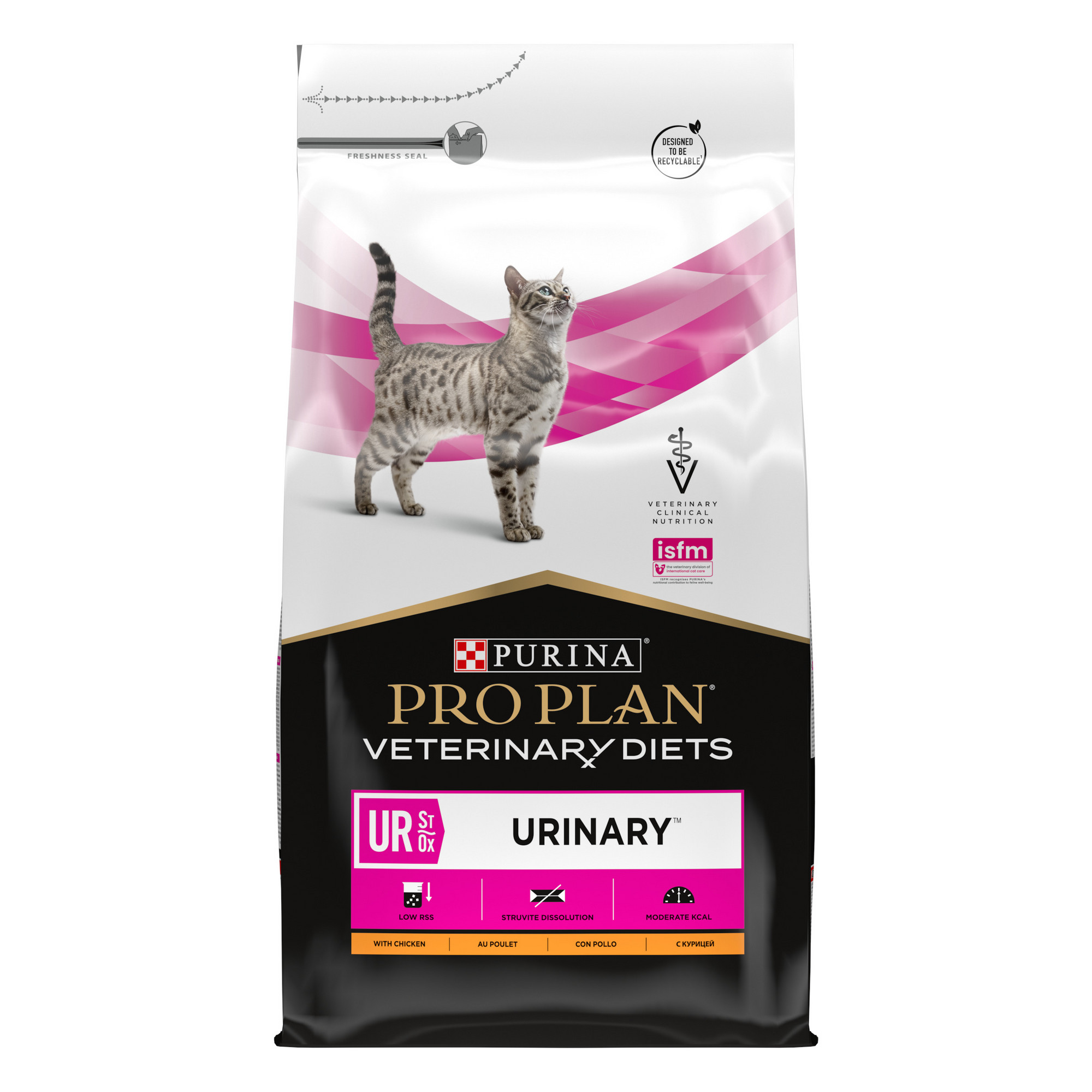 Сухой корм для кошек PRO PLAN Veterinary Diets UR Urinary, c курицей, 5 кг
