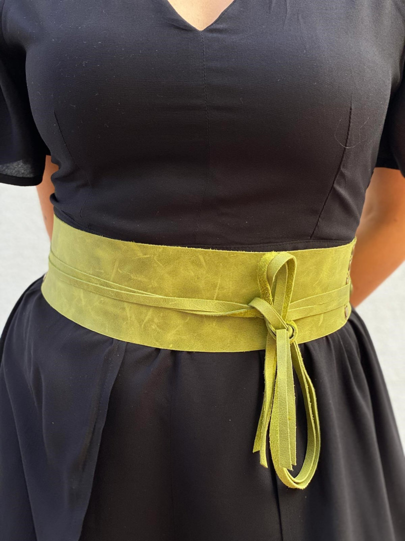

Пояс женский Saman Butik 7586, фисташковый (доставка из-за рубежа), Желтый, 7586