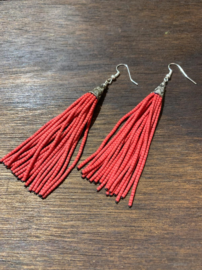 

Серьги из бижутерного сплава с натуральным камнем Saman Butik 7440 (доставка из-за рубежа), 7440