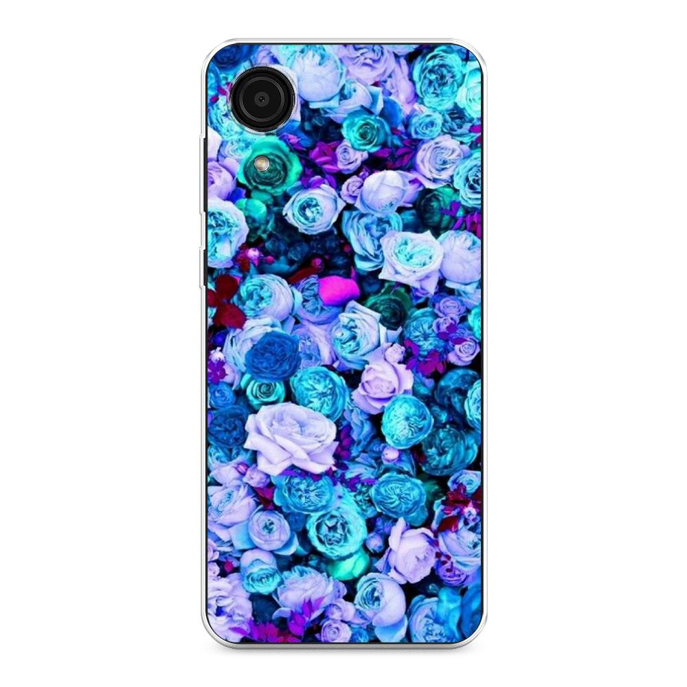 

Чехол на Samsung Galaxy A03 Core "Цветочный ковер", Фиолетовый, 2104750-2