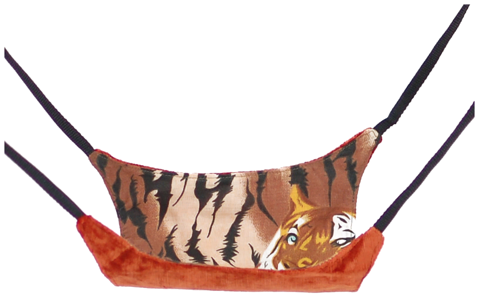 Гамак для хорьков Зоофортуна Квадрат, флок, 40х40х1,5 см, микс цветов