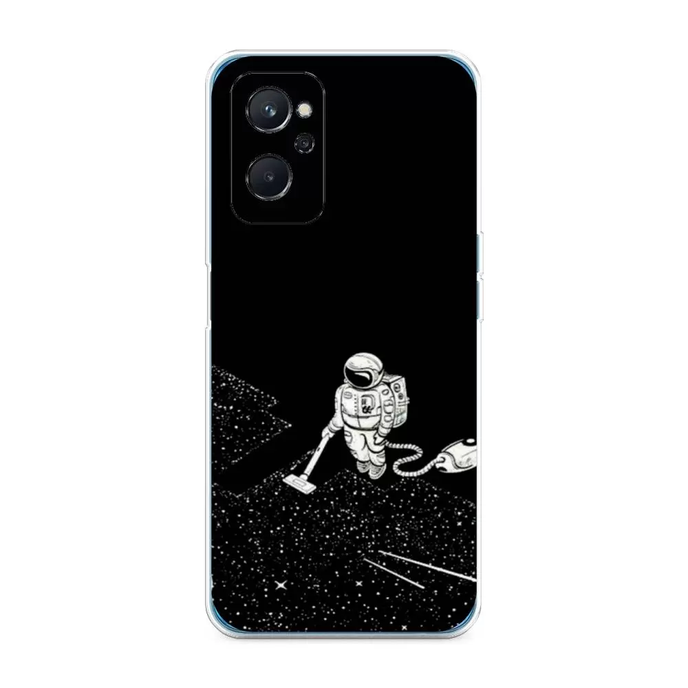 

Силиконовый чехол Awog "Космонавт с пылесосом" для Oppo A96 4G, Черный, 2510850-4