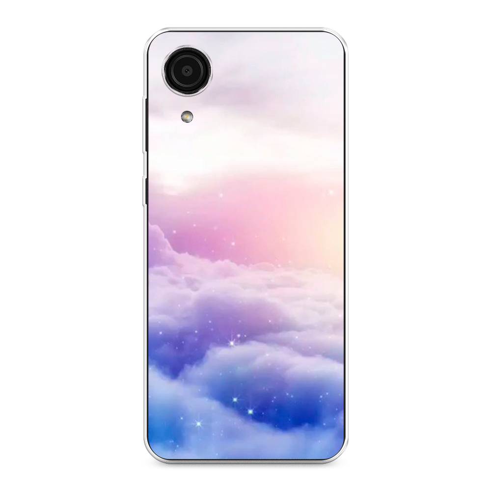 

Чехол на Samsung Galaxy A03 Core "Небеса", Голубой;белый;розовый, 2104750-2