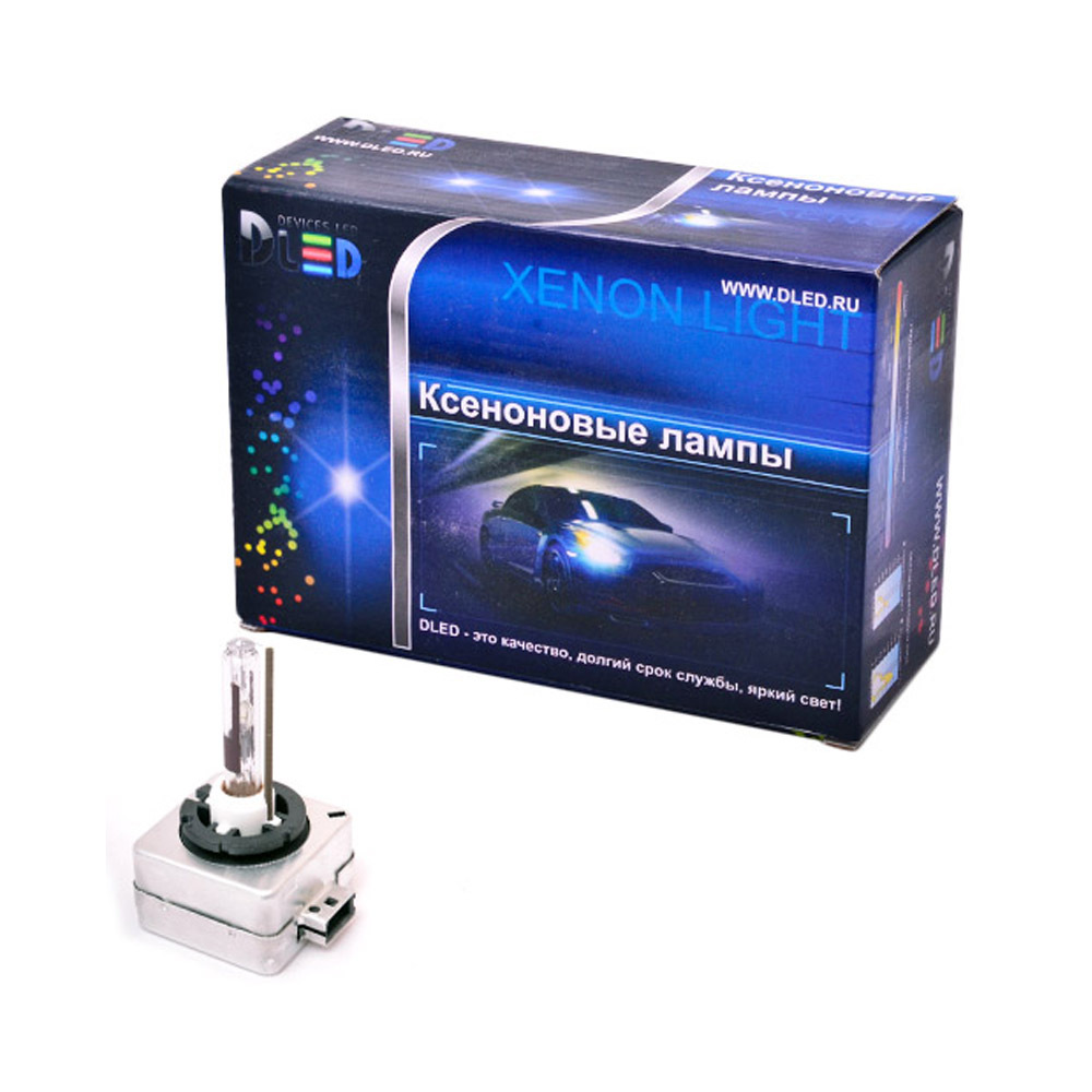 

Ксеноновая лампа DLED с цоколем D3S 5000K, DLED с цоколем D3S 5000K