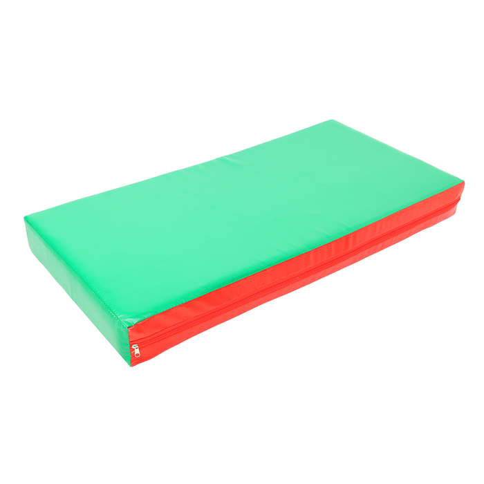 

Мат 100 х 50 х 10 см, винилискожа, цвет красный/зелёный, Красный;зеленый