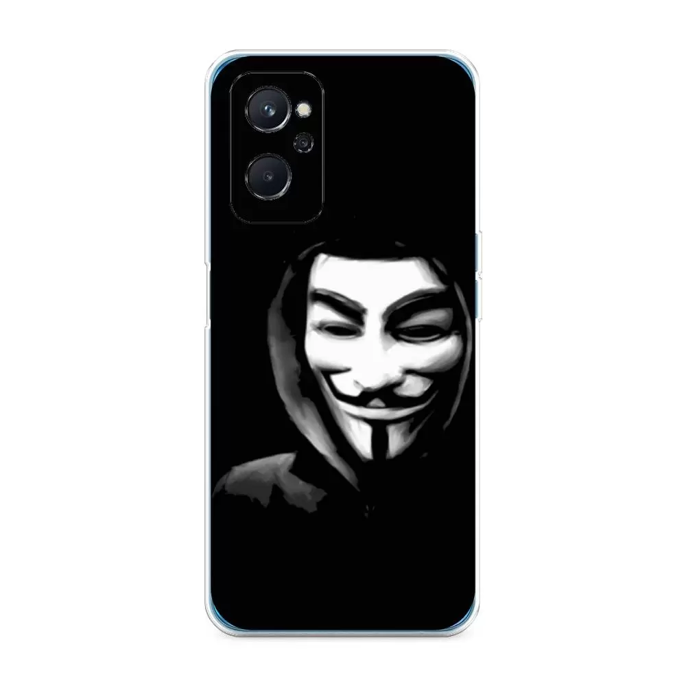 

Силиконовый чехол Awog "Анонимус" для Oppo A96 4G, Черный, 2510850-5