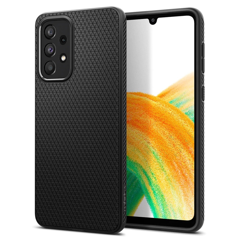 

Чехол для Galaxy A33 - Spigen - Liquid Air - Черный - ACS04318, Spigen Galaxy A33 Liquid Air