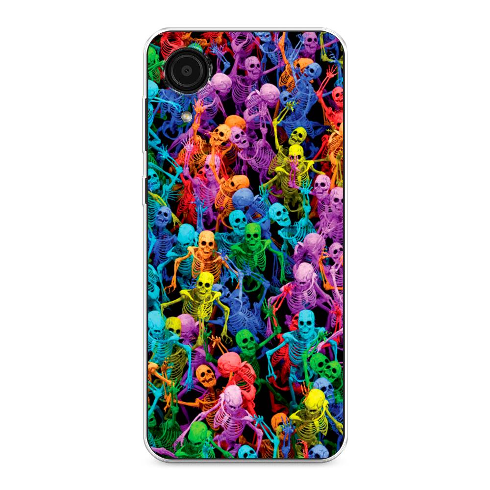 

Чехол на Samsung Galaxy A03 Core "Вечеринка скелетов", Фиолетовый;желтый;оранжевый, 2104750-6