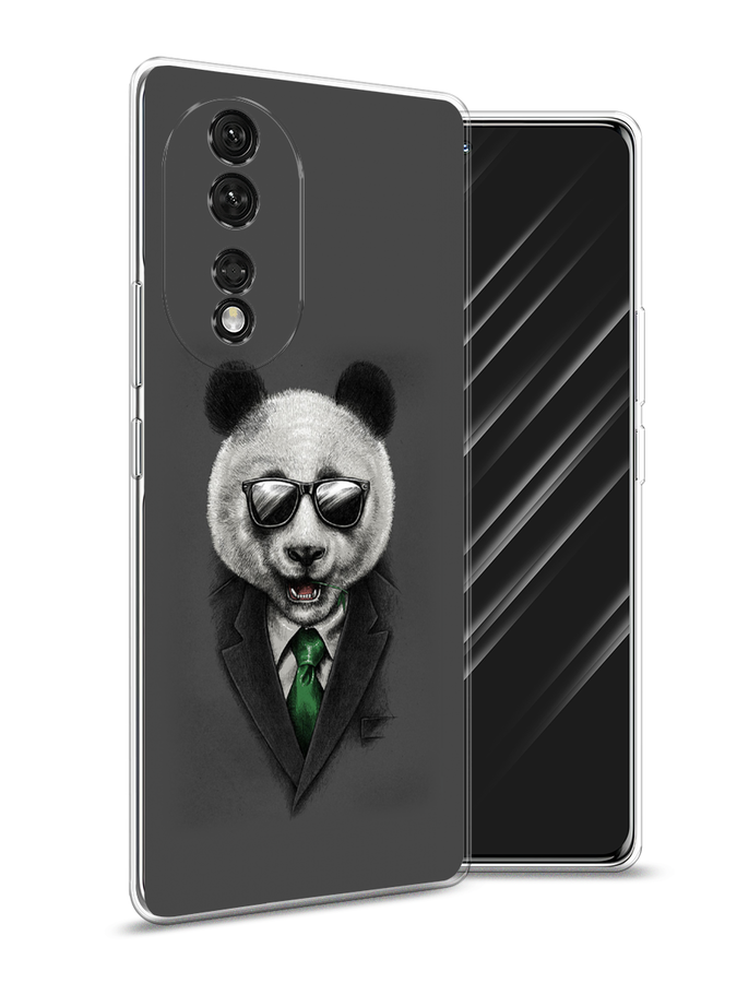 

Чехол Awog на Honor 80 Pro "Деловая панда", Серый;зеленый, 6120450-10