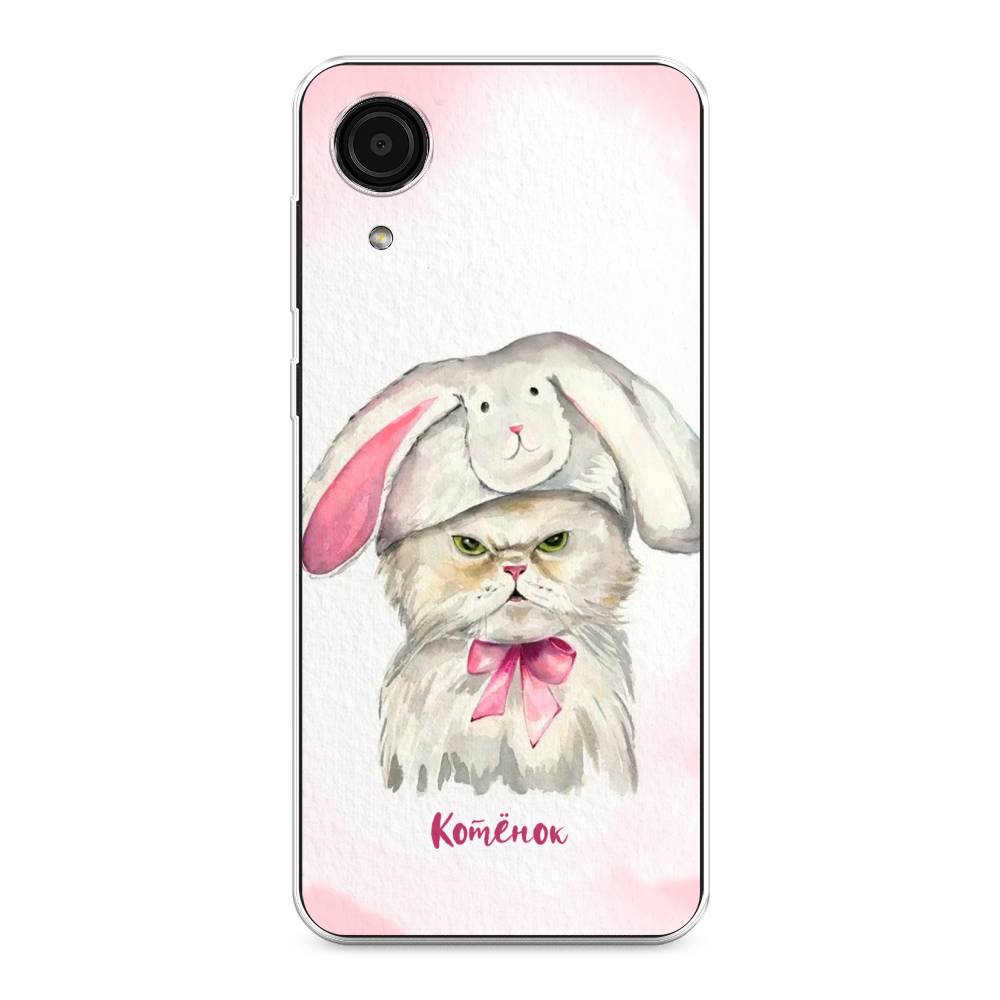 

Чехол на Samsung Galaxy A03 Core "Мой котёнок", Розовый;серый, 2104750-1