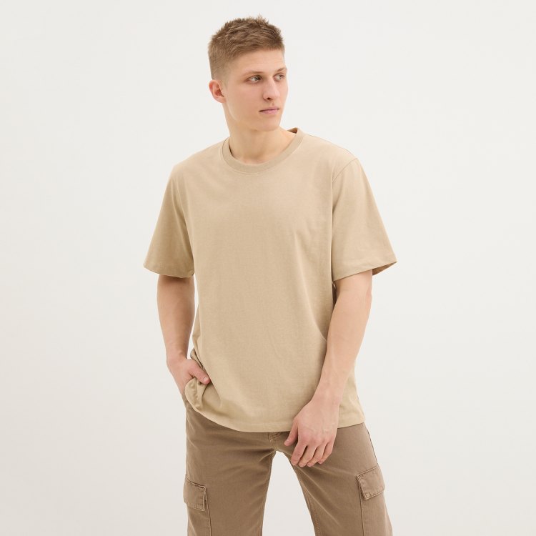 

Футболка мужская Maison David MARK бежевая 2XL, Бежевый, MARK