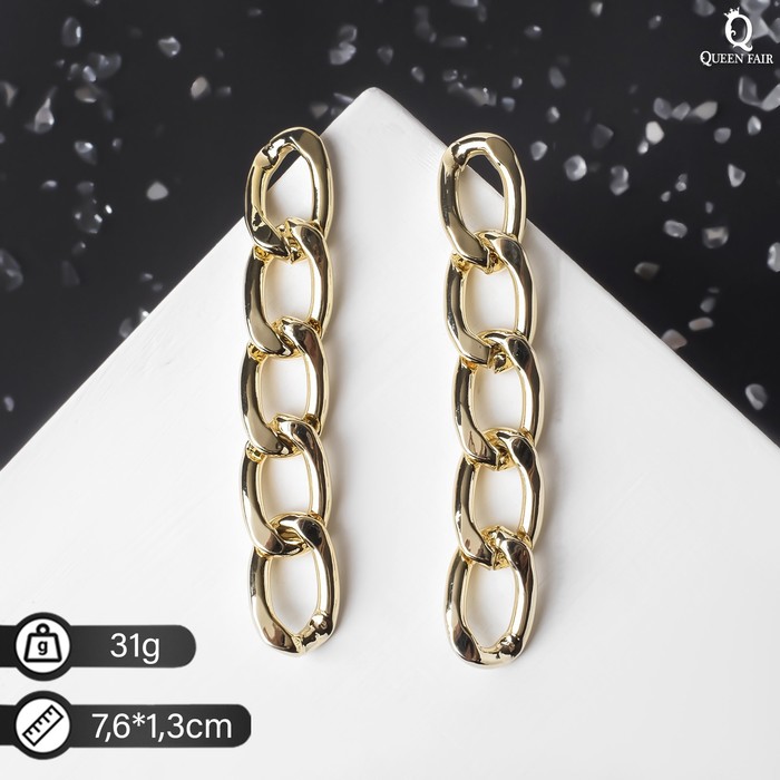 

Серьги из бижутерного сплава Queen Fair 4861715, без вставки