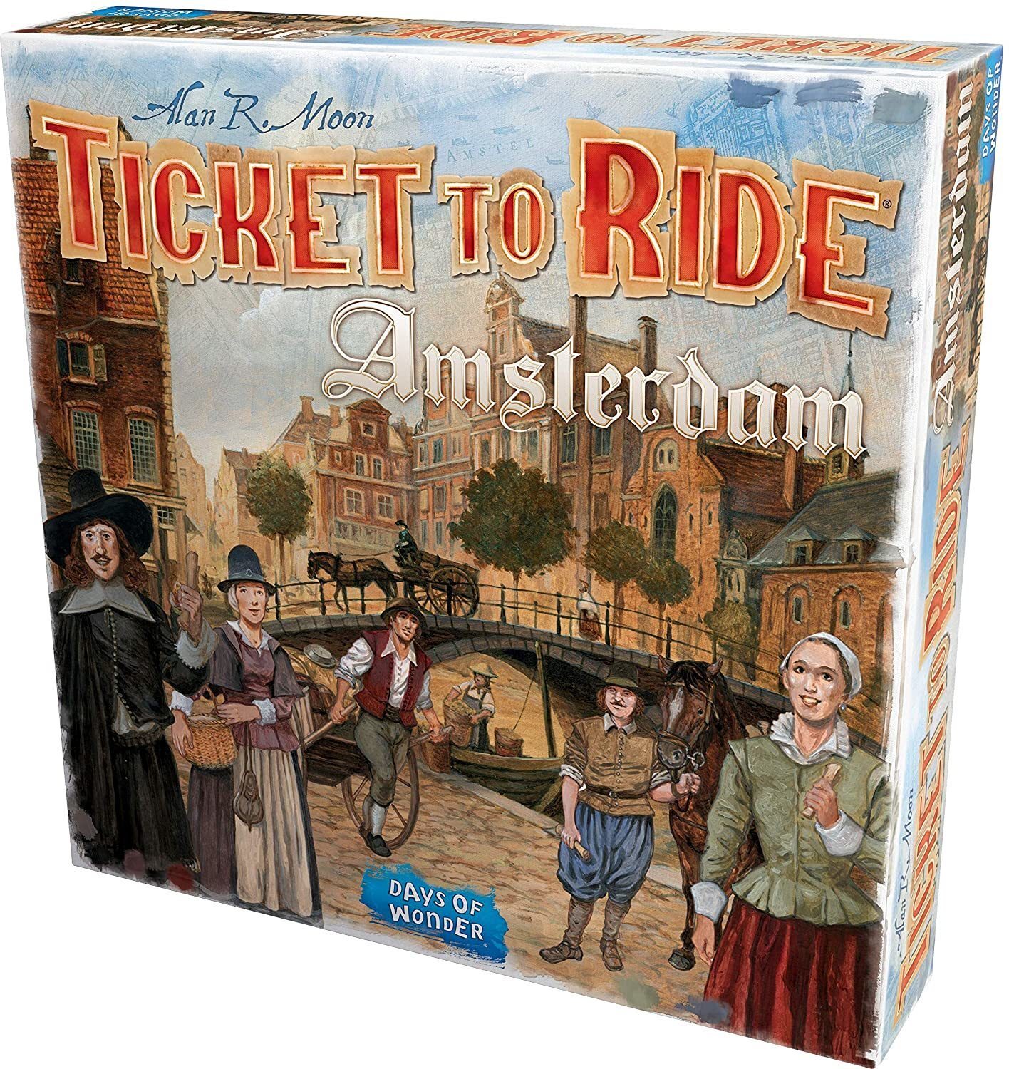 Настольная игра Ticket to Ride: Amsterdam на скандинавских языках