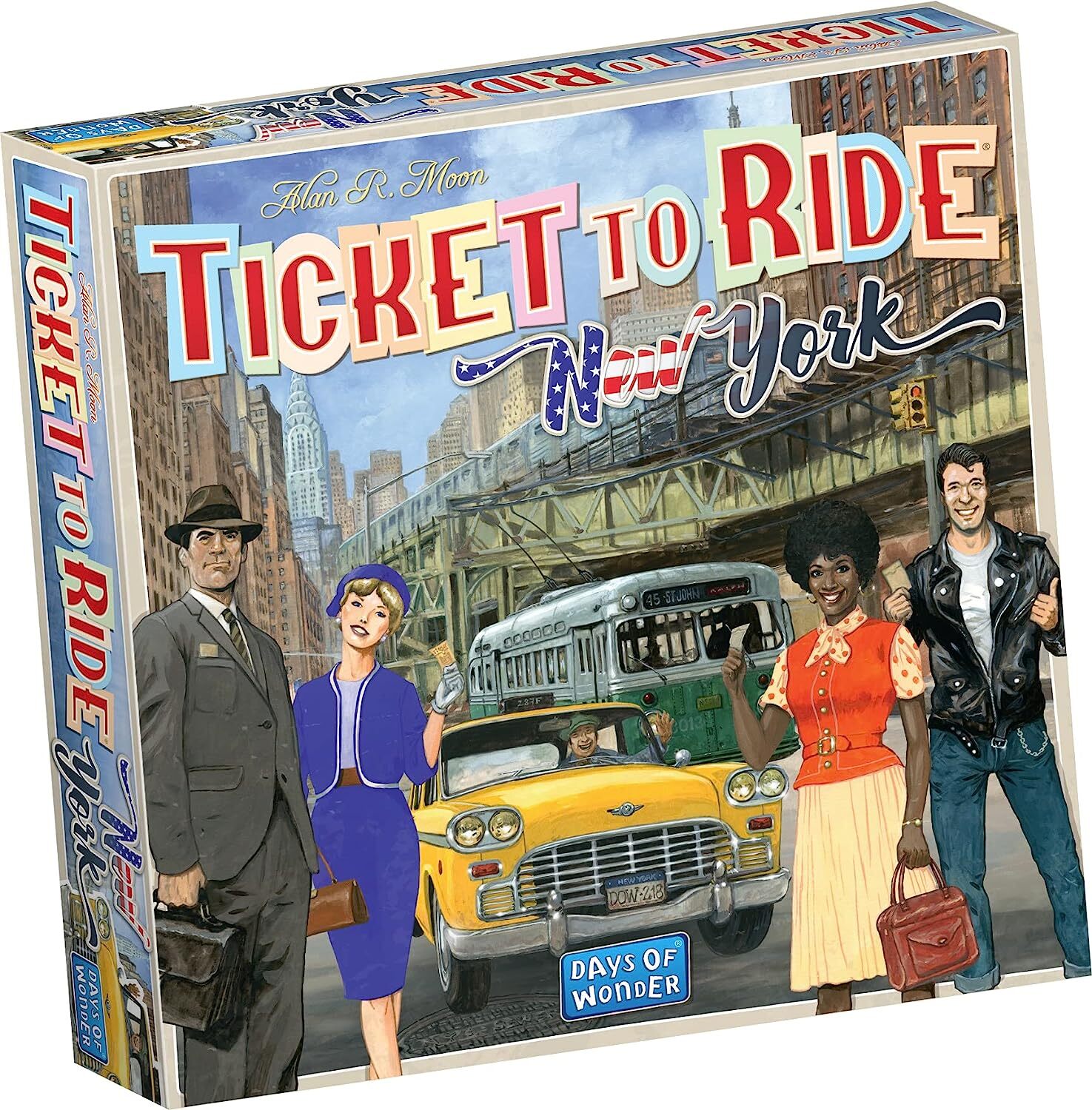 Настольная игра Ticket to Ride Express: New York City 1960 на скандинавских языках