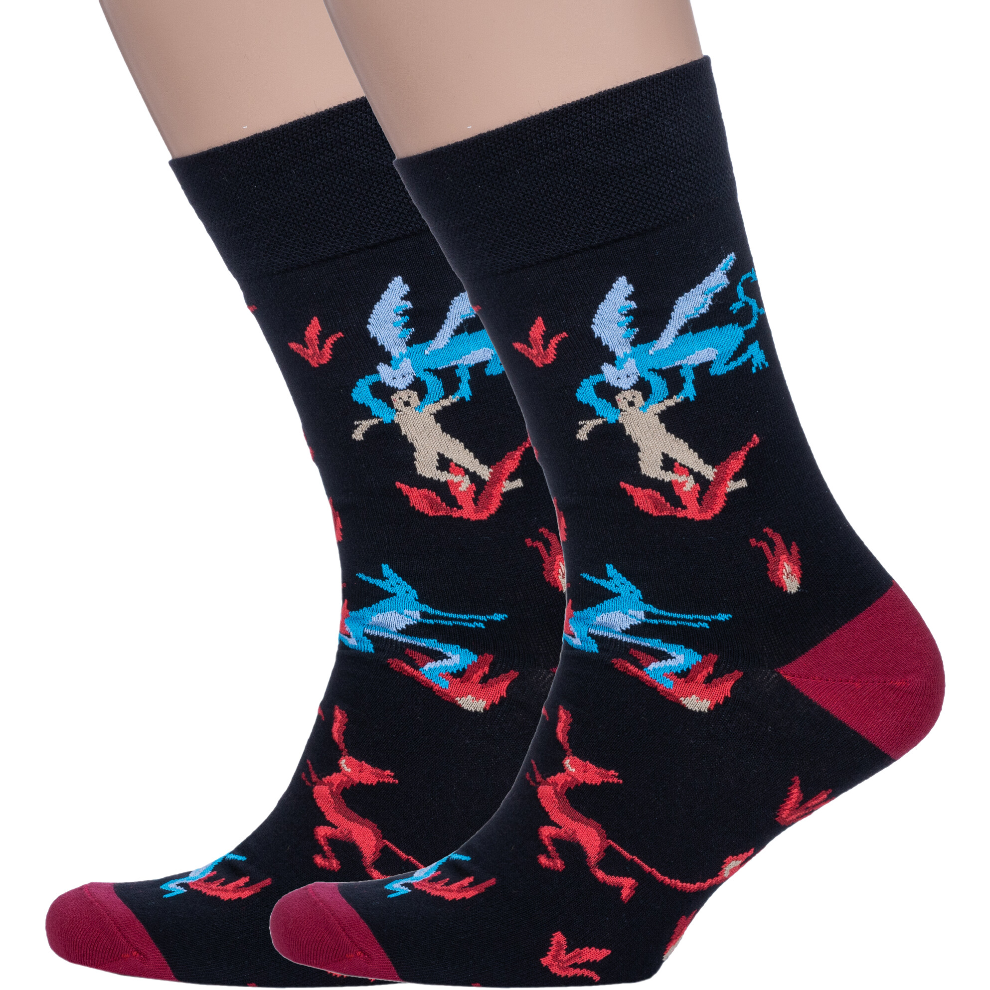 Комплект носков мужских MoscowSocksClub 2-nm-548 черных 27 2 пары