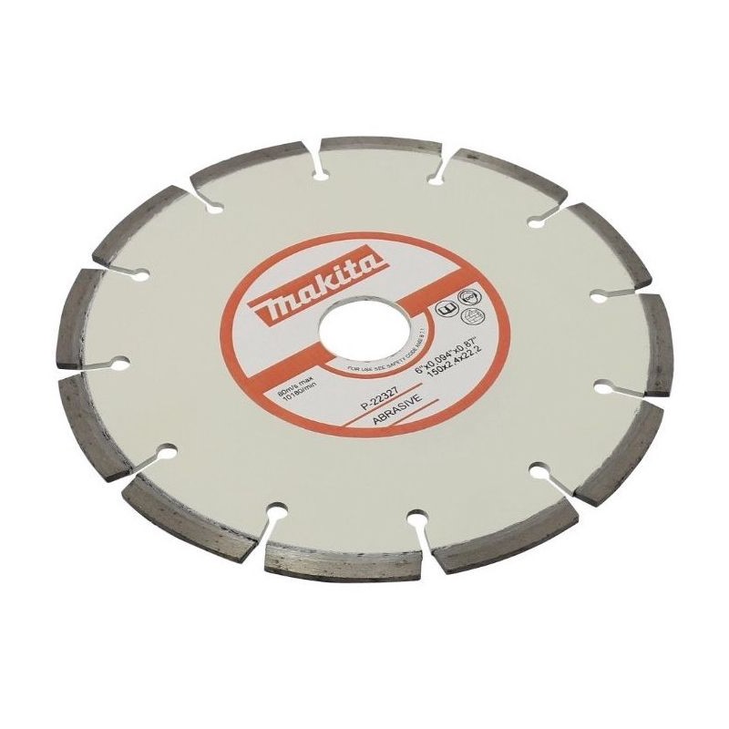 

Алмазный диск Makita 150х22,23мм P-22327, P-22327