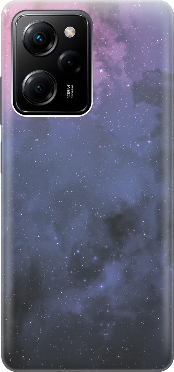 

Чехол на Poco X5 Pro 5G "Звездное зарево", Голубой;синий, 158254
