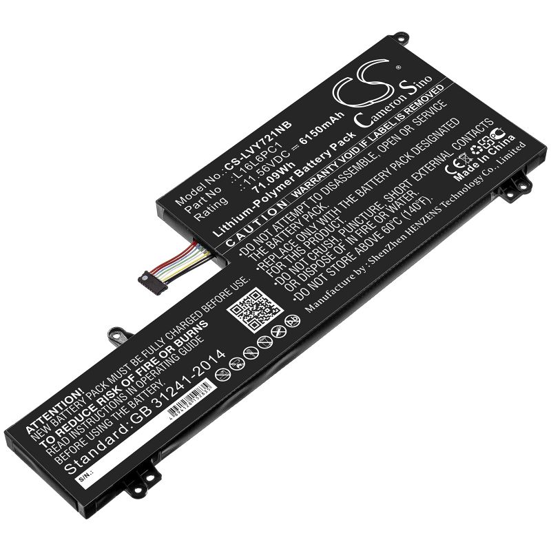 

Аккумуляторная батарея CS-LVY721NB для ноутбука Lenovo Yoga 720-15Ikb (L16L6PC1) 6150mah