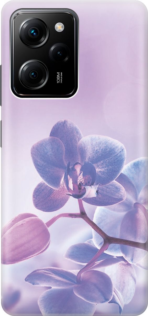 

Чехол на Xiaomi Poco X5 Pro 5G с принтом "Лиловые орхидеи", Голубой;фиолетовый, 158252