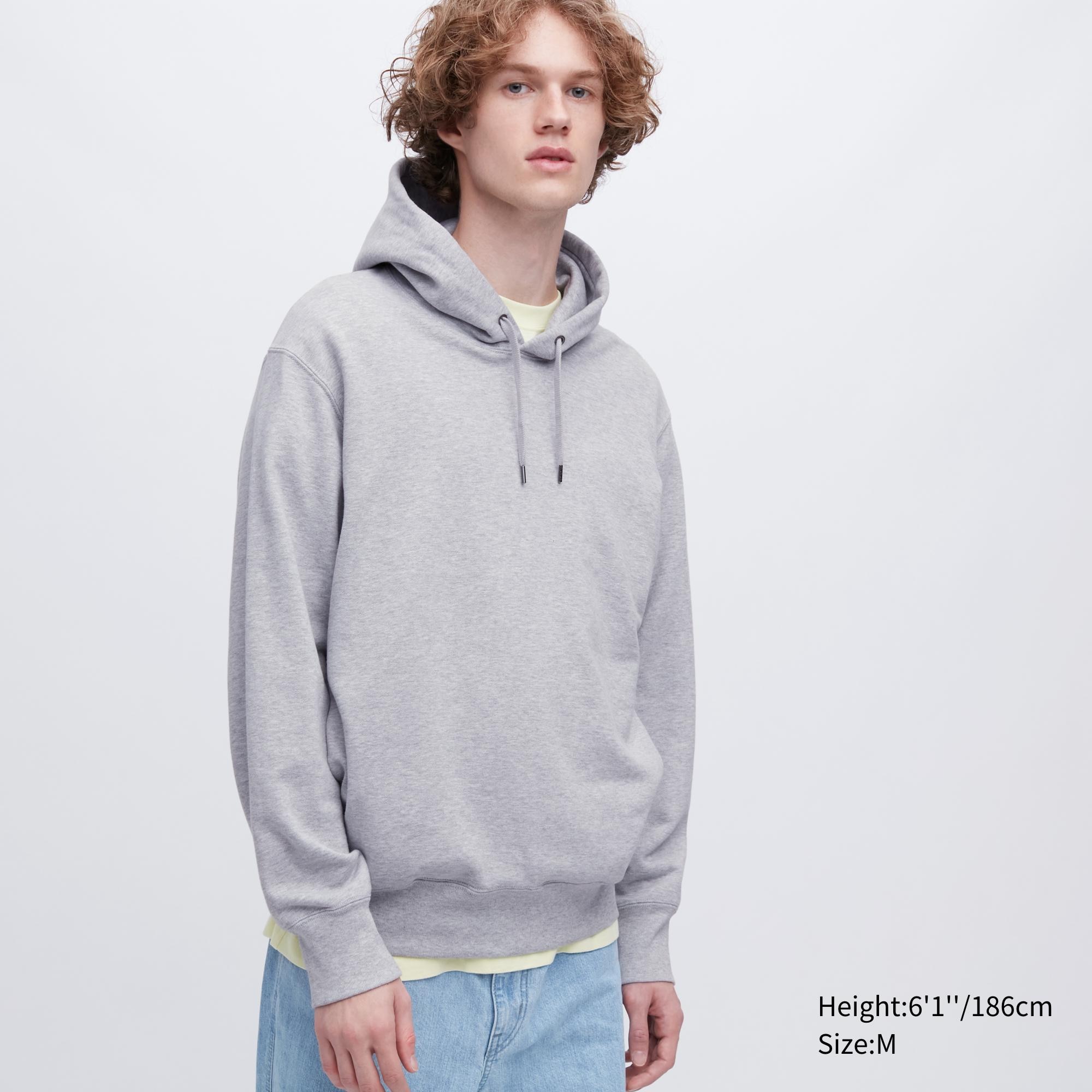 фото Толстовка мужская uniqlo 455395col05 серая m (доставка из-за рубежа)