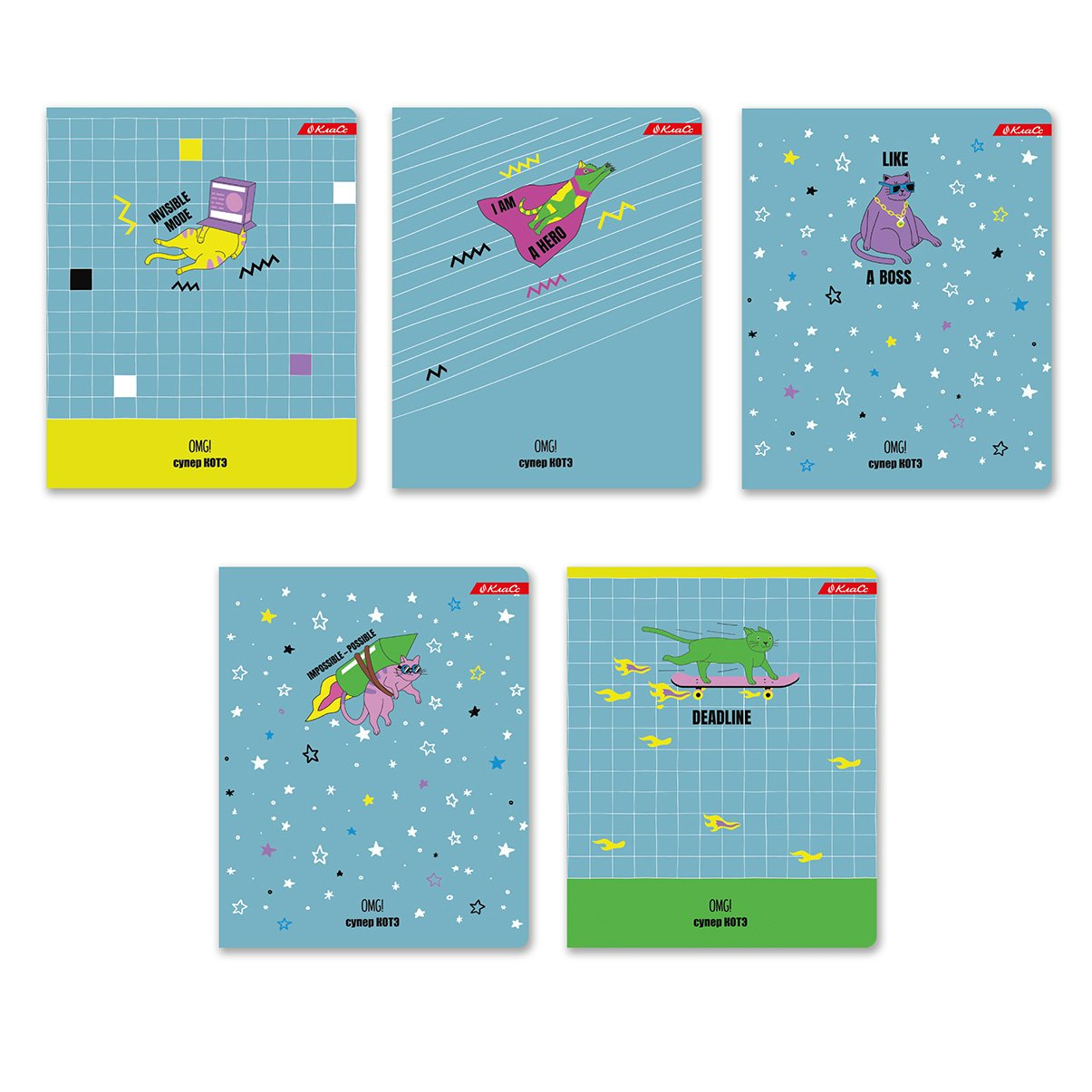 Тетрадь Svetoch клетка Суперкот в ассортименте 65г/м2 48л А5+