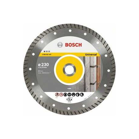 фото Алмазный диск bosch 180х22.2мм professional for universal turbo (2.608.602.396)