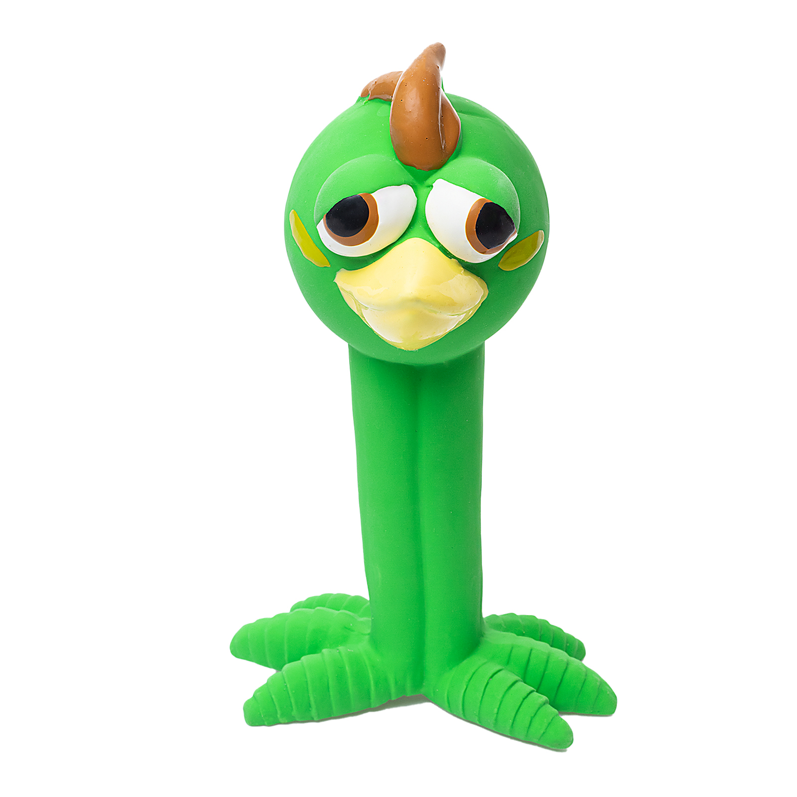 

Игрушка для собак латексная DUVO+ Птичка с длинными ногами, зеленая, 10х17см, Duvo