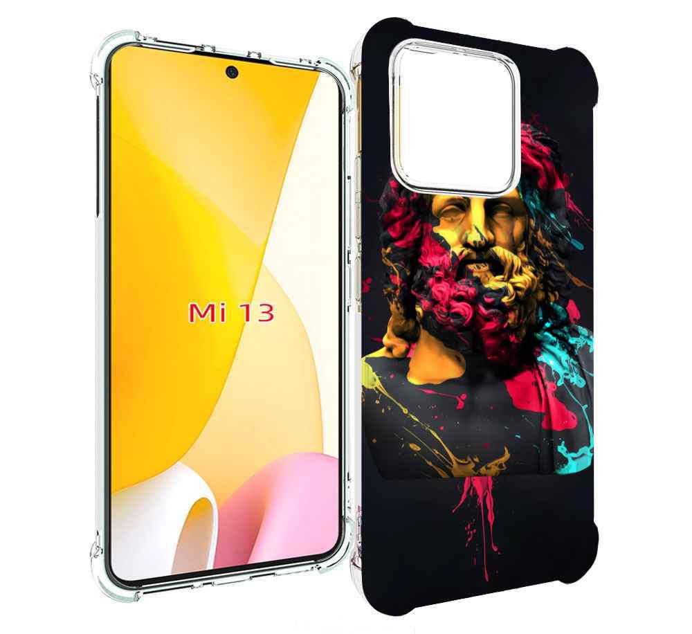 

Чехол MyPads арт-статуя-краски для Xiaomi 13, Прозрачный, Tocco