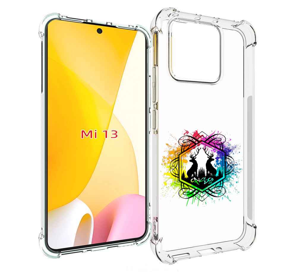 

Чехол MyPads арт-с-оленями для Xiaomi 13, Прозрачный, Tocco