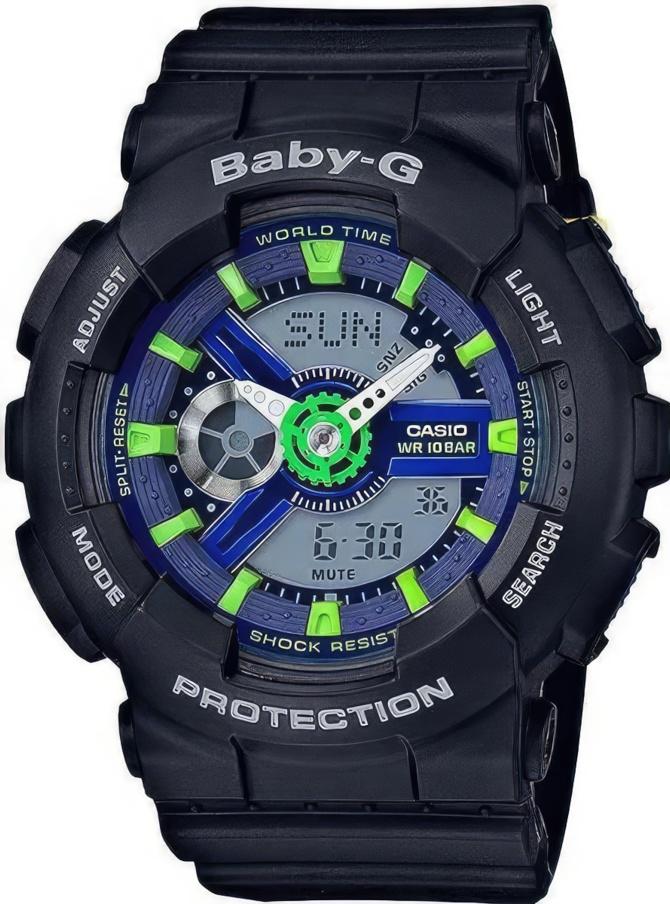

Наручные часы женские Casio BA-110PP-1A, BA-110PP-1A