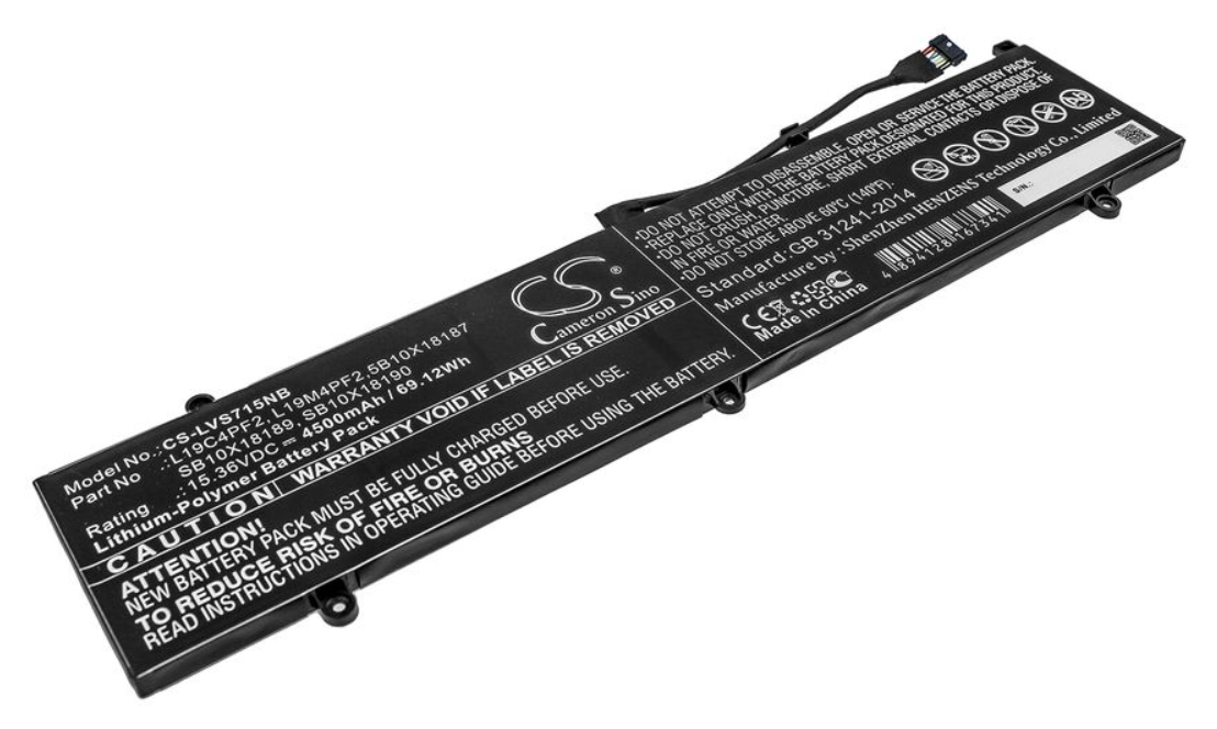 

Аккумулятор для ноутбука Cameron Sino CS-LVS715NB 4500 мАч 15,36В, CS-LVS715NB
