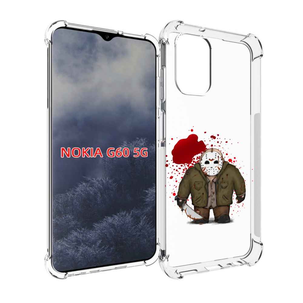 

Чехол MyPads джейсон для Nokia G60 5G, Прозрачный, Tocco