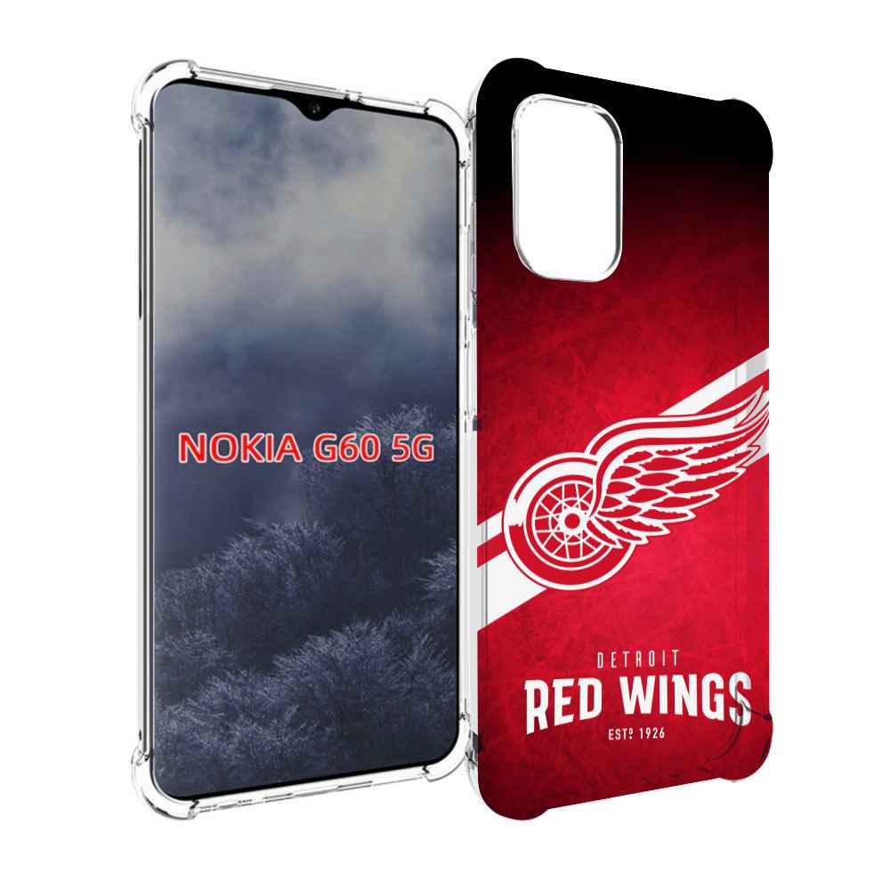 

Чехол MyPads детриот ред вингс мужской для Nokia G60 5G, Прозрачный, Tocco