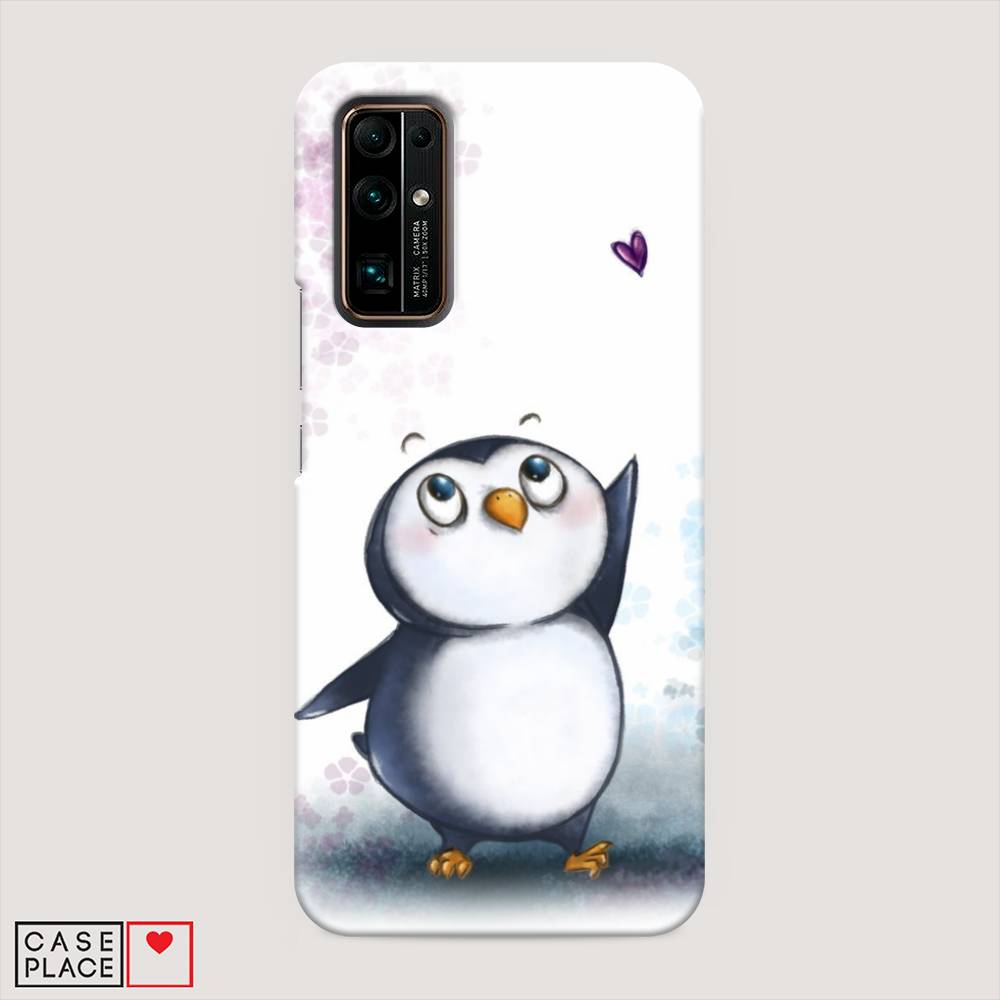 

Чехол Awog "Пингвин и сердечко" для Honor 30