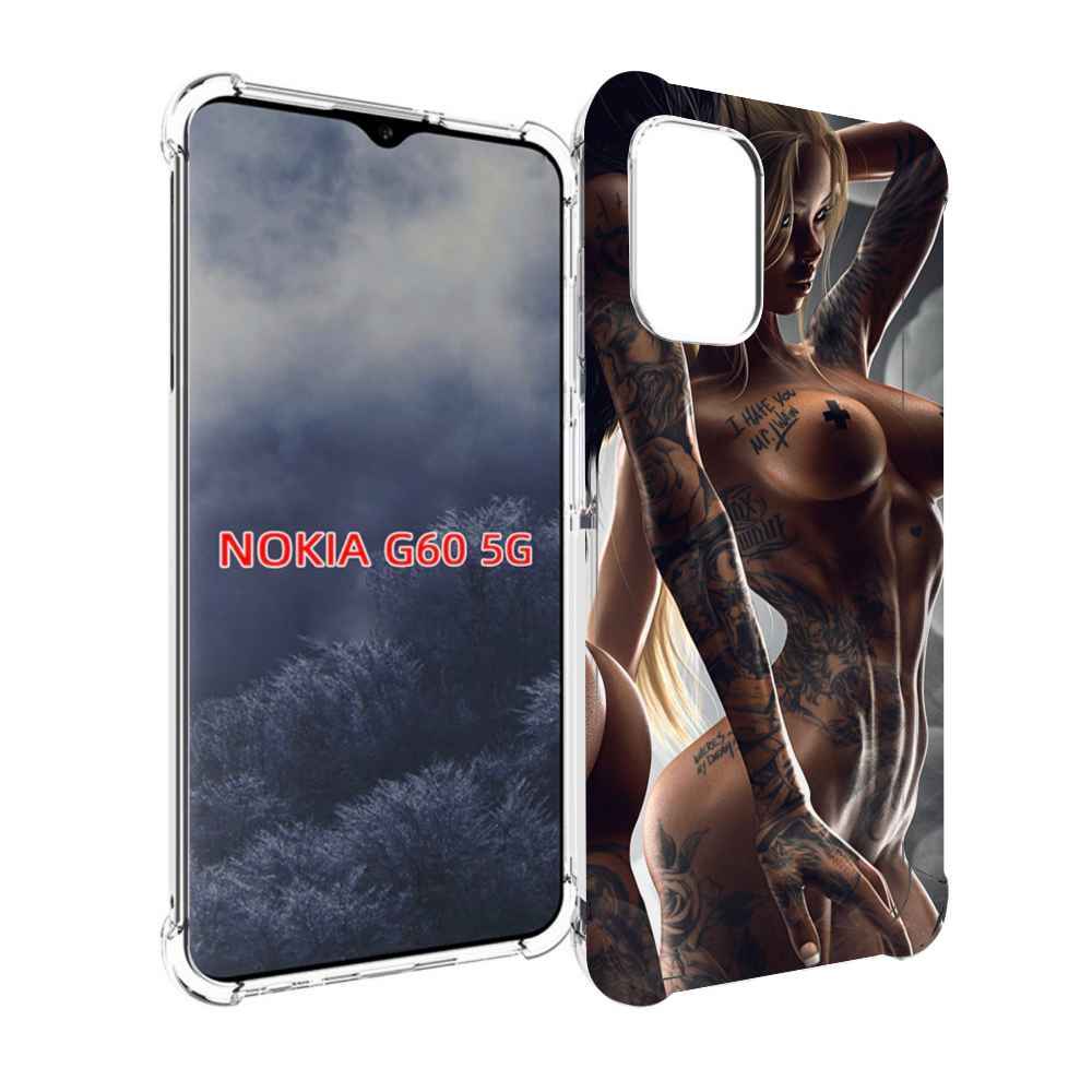 

Чехол MyPads девушки-инь-и-янь-в-татуировках для Nokia G60 5G, Прозрачный, Tocco