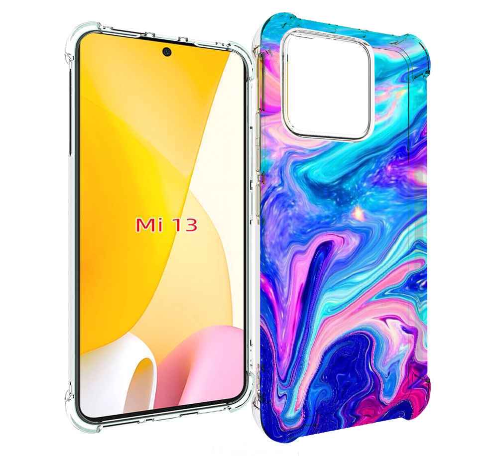 

Чехол MyPads акварельные-краски для Xiaomi 13, Прозрачный, Tocco