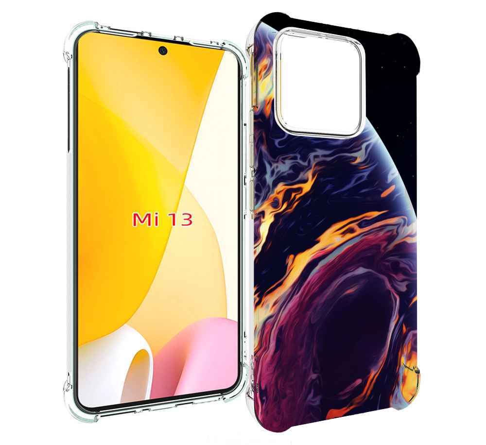 

Чехол MyPads акварельная планета для Xiaomi 13, Прозрачный, Tocco