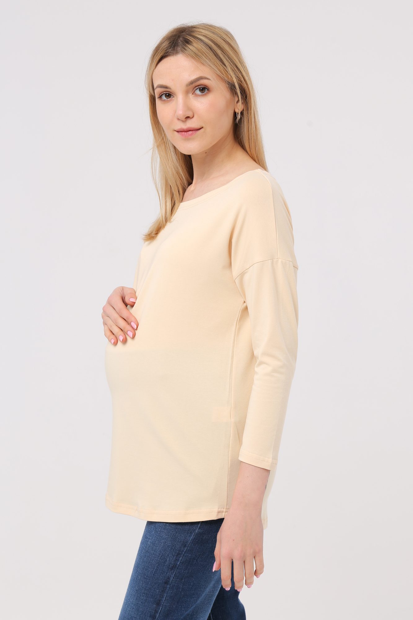 Лонгслив для беременных женский Mama's fantasy 1709MF желтый 50 RU